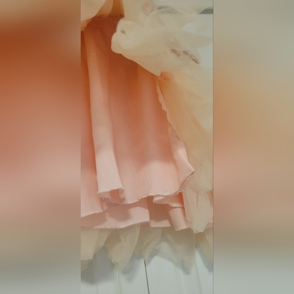 Toddler Girls Sequins & Tulle Flower Girl Dress with Sequin Bow size 2T - Picture 8 of 10